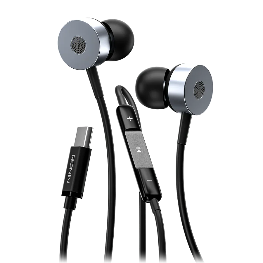 Ronin R-27 Type-C Handsfree – HD Sound, Deep Bass, Digital Mic, USB Type-C Earphones