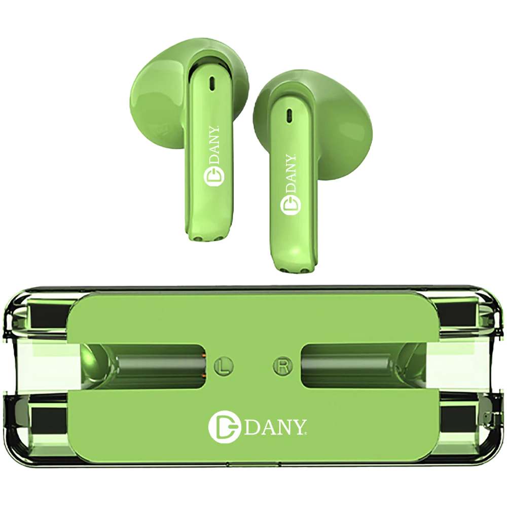 Dany Airdots 110 Wireless Earbuds – Bluetooth 5.0, ENC, 45ms Gaming Mode, 24 Hours Playtime