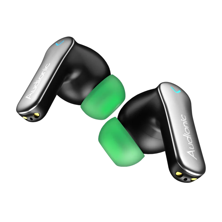 Audionic Battlebuds Prime Gaming Earbuds – Bluetooth 5.4, Quad Mic ENC, 50 Hours Playtime, RGB Lights