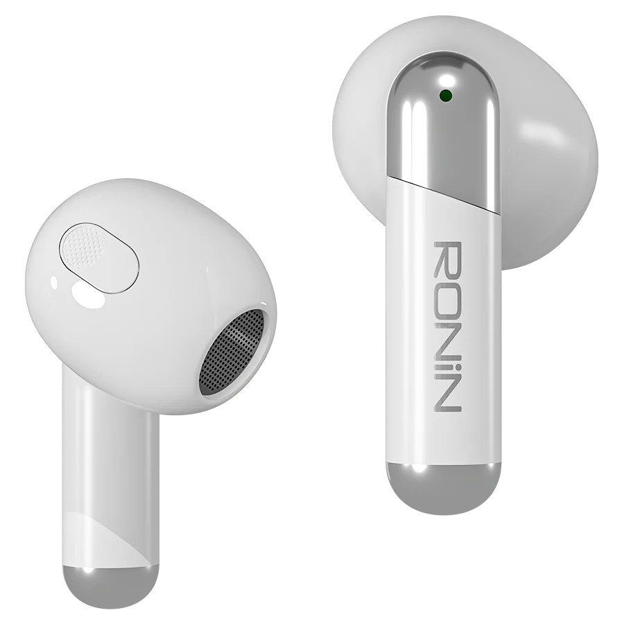 Ronin Snap R-7070 TWS Wireless Earbuds – Bluetooth 5.3, 13mm Drivers, IPX4 Splash Resistant