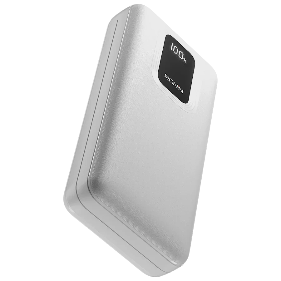 Ronin REVIVE R-4025 20000mAh Power Bank – 22.5W PD Fast Charging with Digital LED Display