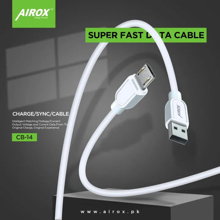 Airox CB14 Fast Charging Cable – USB-A to Type-C Data Cable (1 Meter)