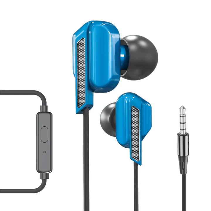 Audionic Mark-1 Wired Earphone – Deep Bass, HD Microphone, 3.5mm Stereo Jack