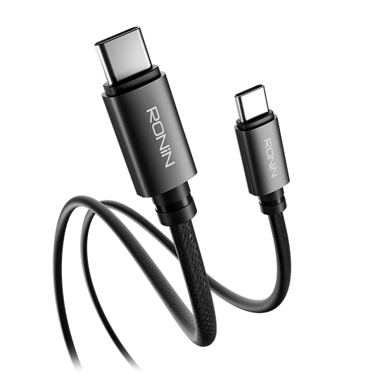 Ronin Rush R-2050 Type-C to Type-C Cable – 240W PD Fast Charging Braided Cable (1.2M)