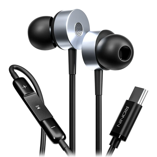 Ronin R-27 Type-C Handsfree – HD Sound, Deep Bass, Digital Mic, USB Type-C Earphones