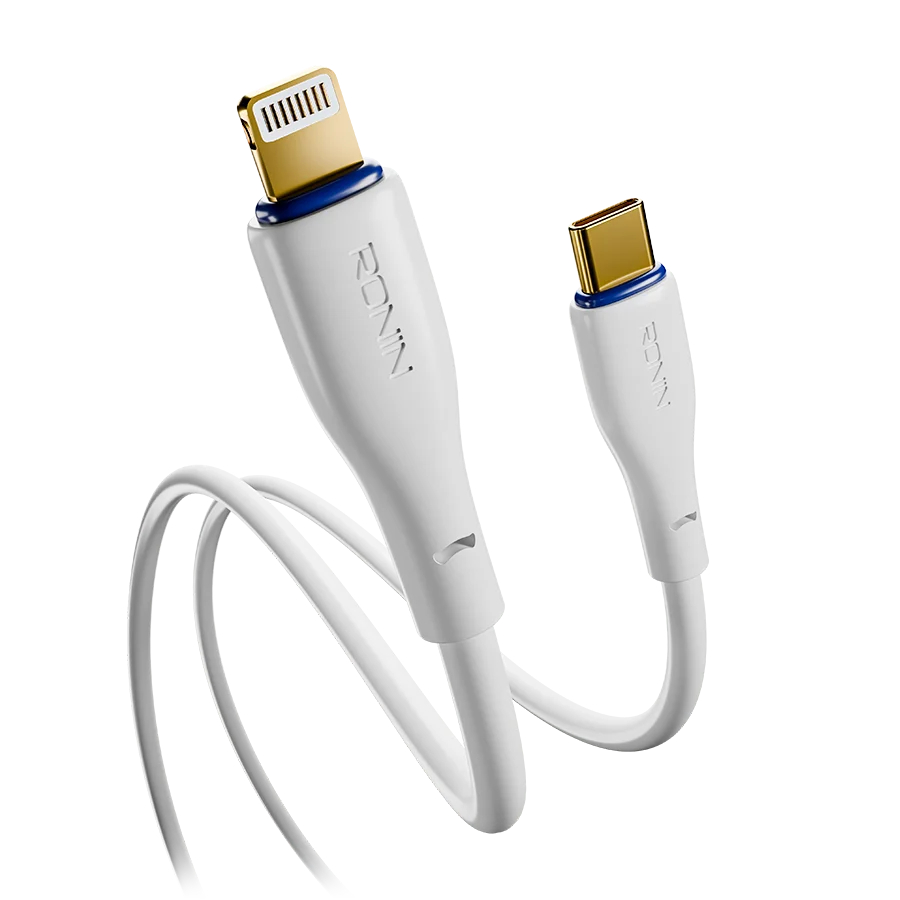 Ronin R-2010 Type-C to Lightning Cable – 20W PD Fast Charging & Data Sync for iPhone