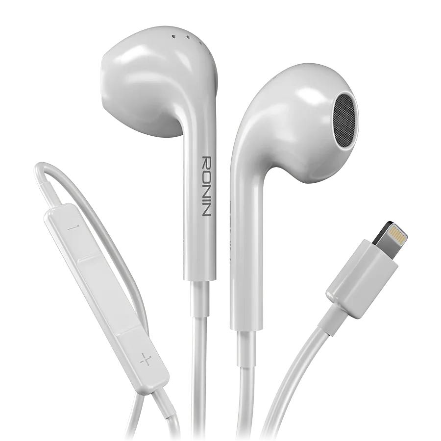 Ronin R-825 iOS Handsfree – Lightning Connector, Deep Bass, HD Mic