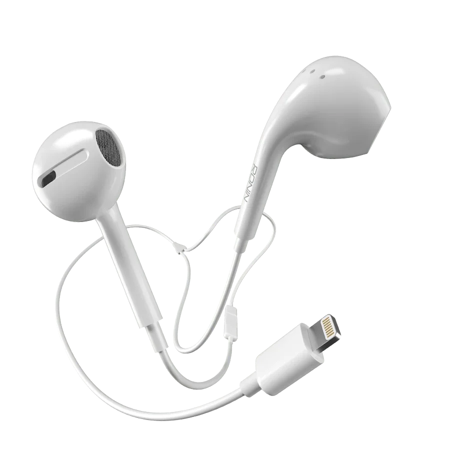 Ronin R-825 iOS Handsfree – Lightning Connector, Deep Bass, HD Mic
