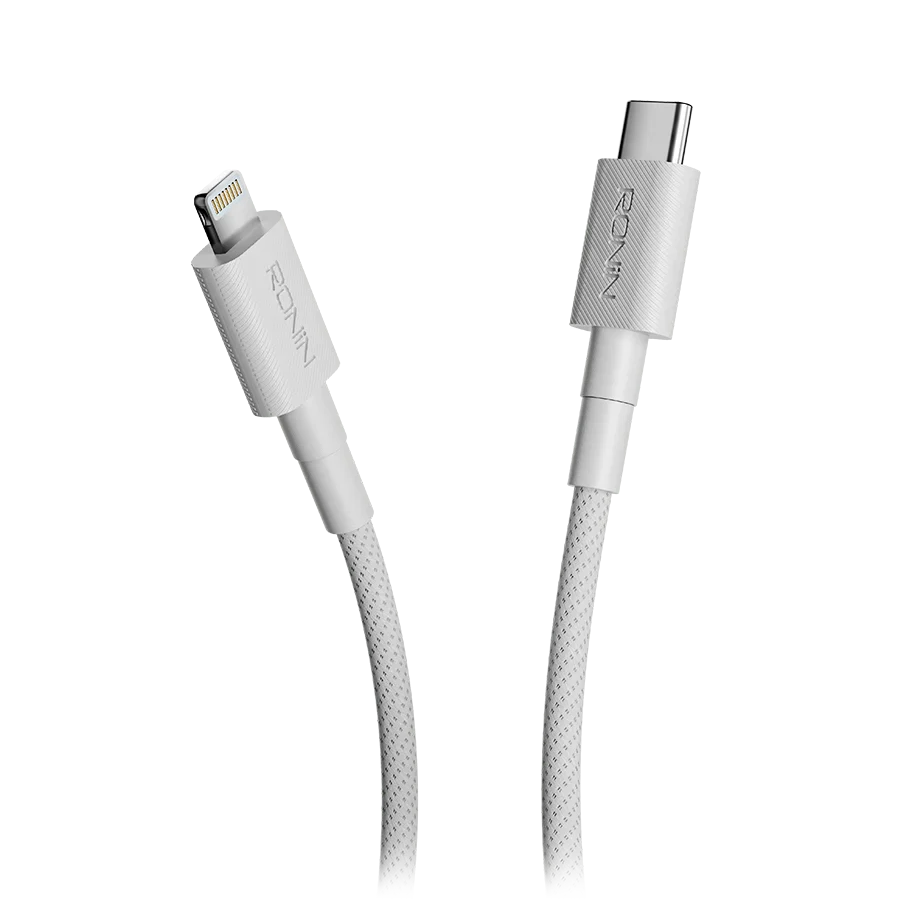 Ronin Lynix R-2045 Type-C to iPhone Cable – 27W Fast Charging Braided Lightning Cable (1M)