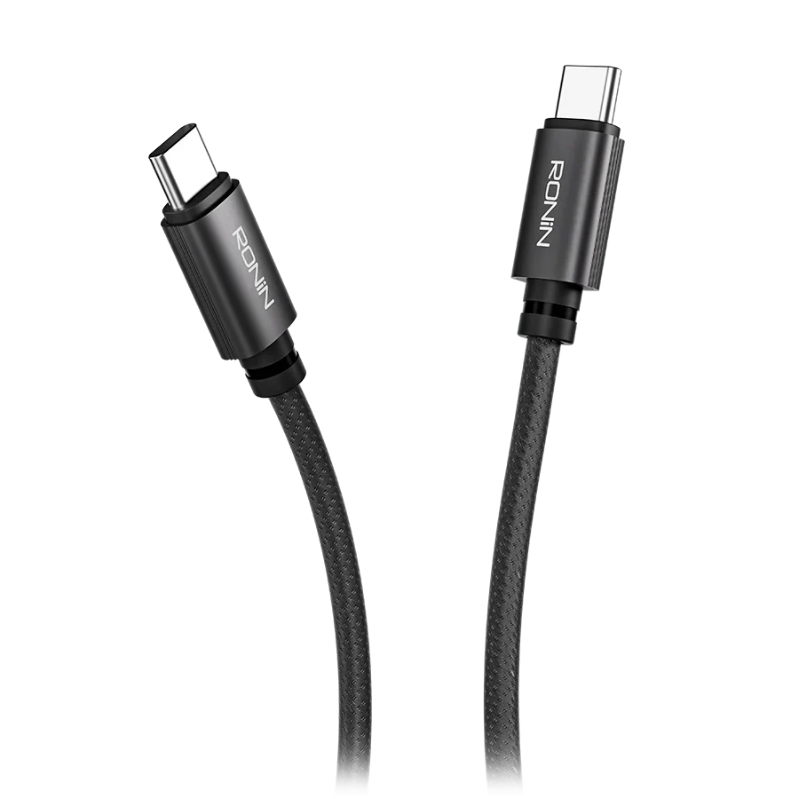 Ronin Rush R-2050 Type-C to Type-C Cable – 240W PD Fast Charging Braided Cable (1.2M)