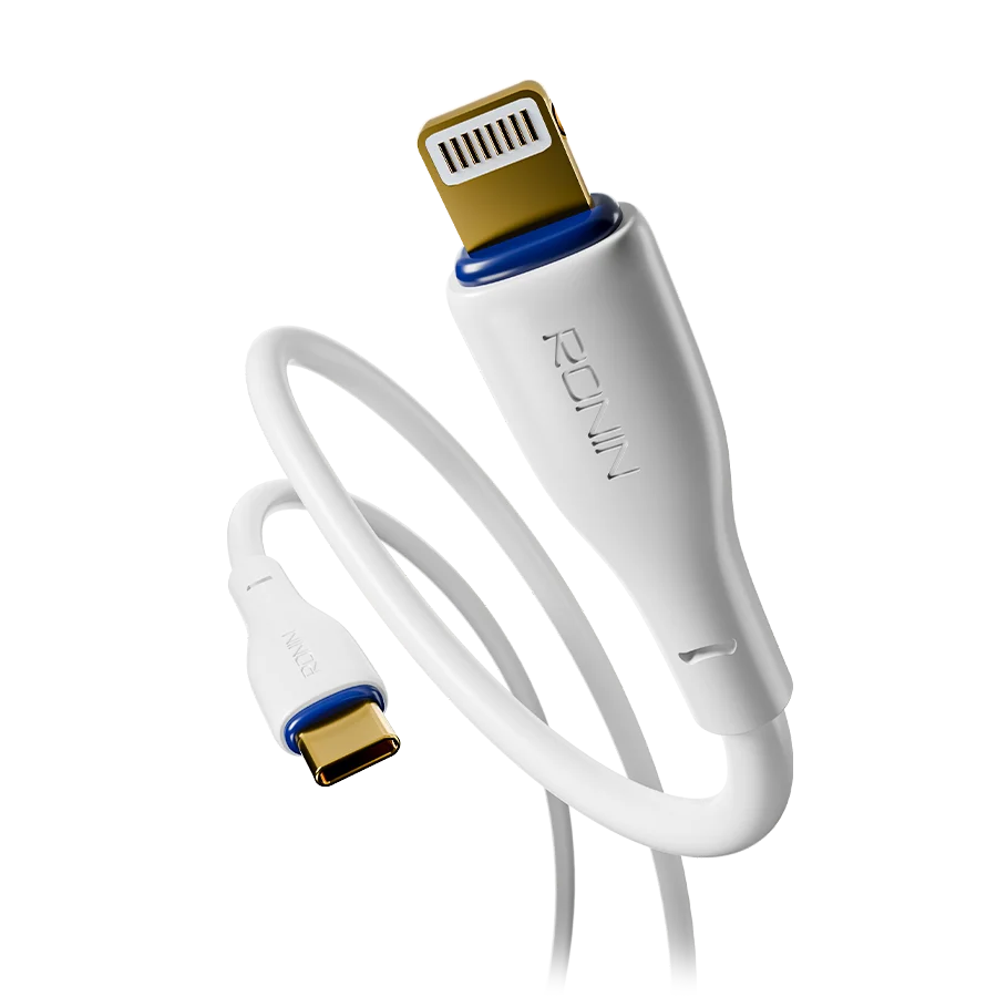 Ronin R-2010 Type-C to Lightning Cable – 20W PD Fast Charging & Data Sync for iPhone