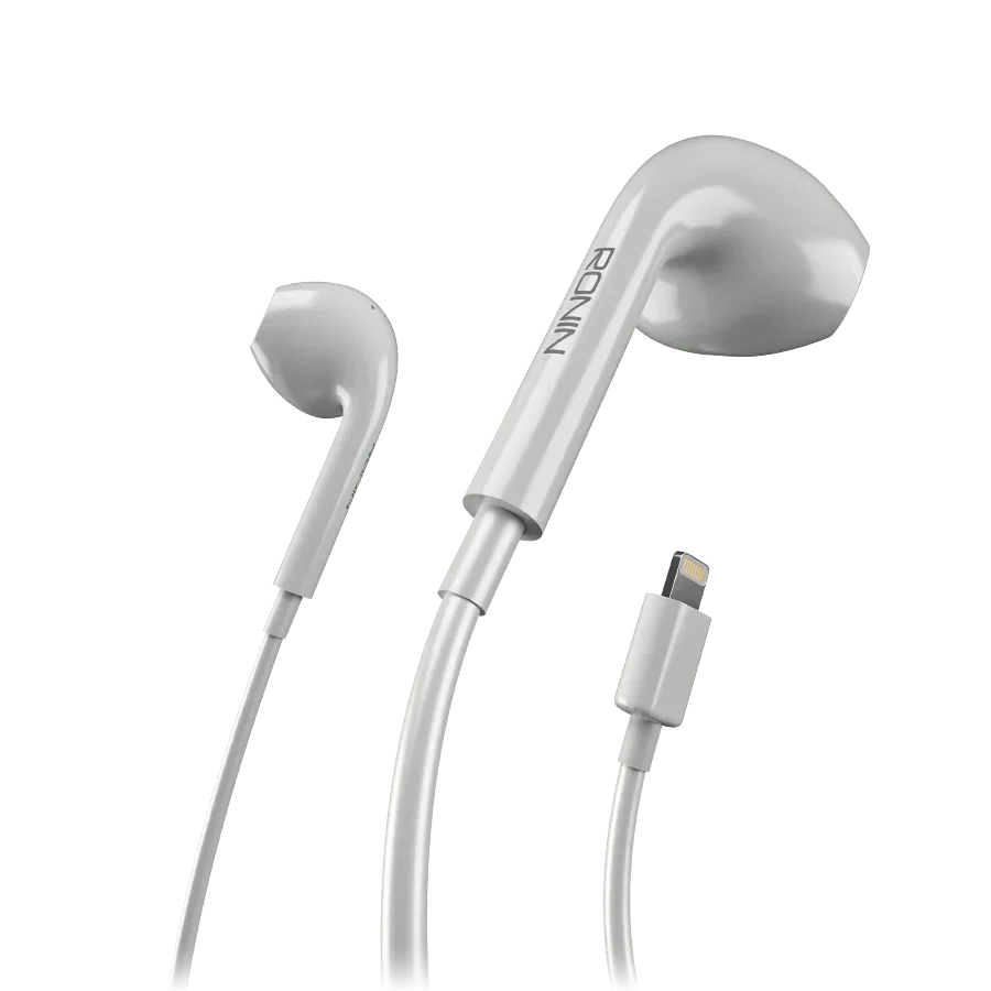Ronin R-825 iOS Handsfree – Lightning Connector, Deep Bass, HD Mic