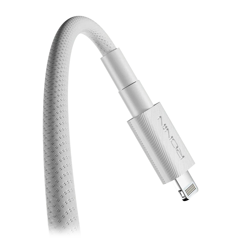 Ronin Lynix R-2045 Type-C to iPhone Cable – 27W Fast Charging Braided Lightning Cable (1M)
