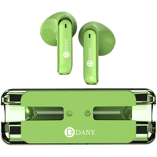 Dany Airdots 110 Wireless Earbuds – Bluetooth 5.0, ENC, 45ms Gaming Mode, 24 Hours Playtime