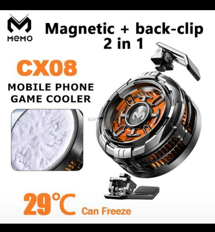MEMO CX08 Phone Cooler - Semiconductor Clip-on Cooling Fan
