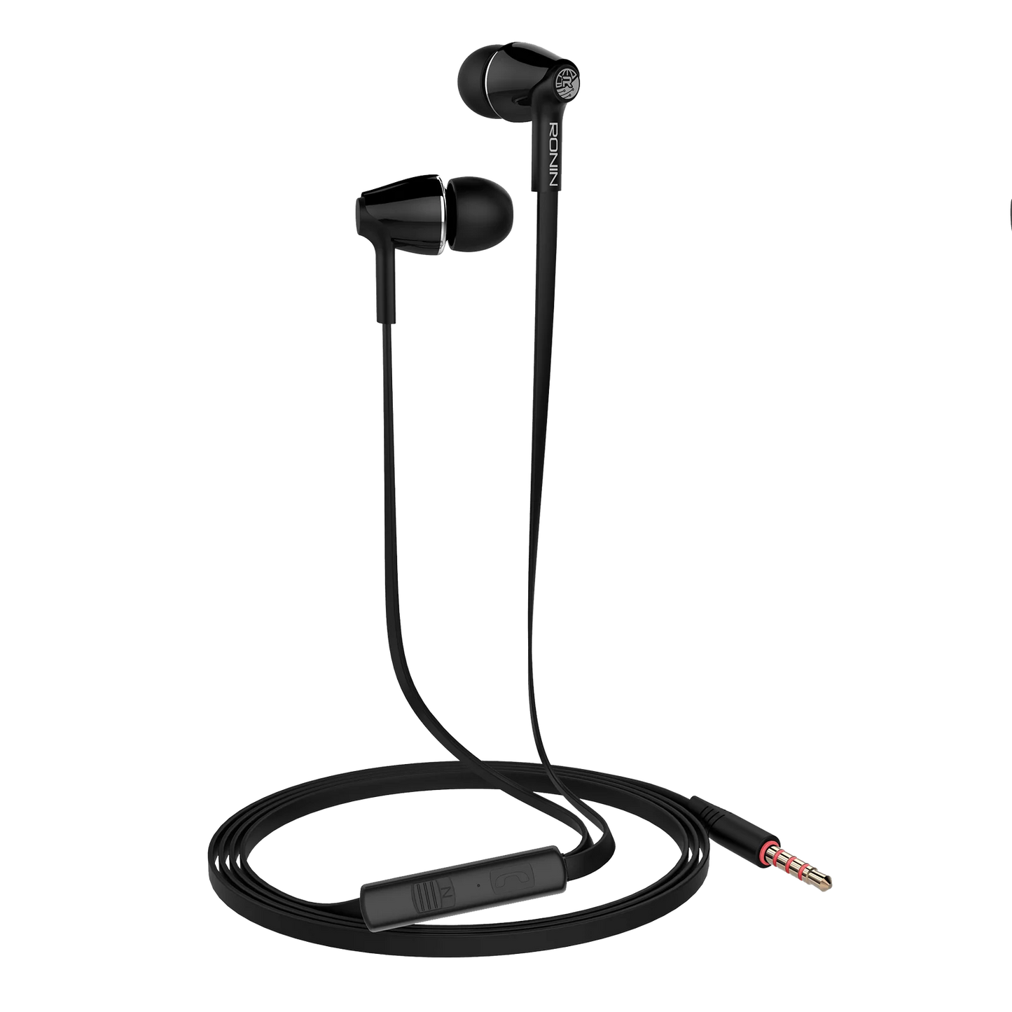 Ronin R-15 Genuine Bass Handsfree – 3.5mm Jack, HD Sound, In-Line Mic