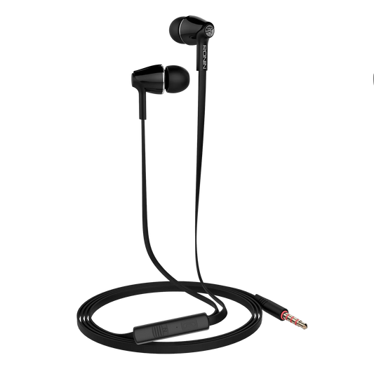 Ronin R-15 Genuine Bass Handsfree – 3.5mm Jack, HD Sound, In-Line Mic