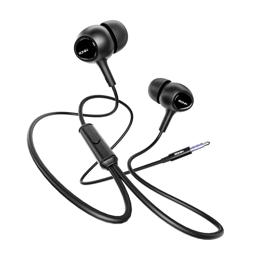 Ronin R-9 Wired Handsfree – Deep Bass, 3.5mm AUX, HD Microphone