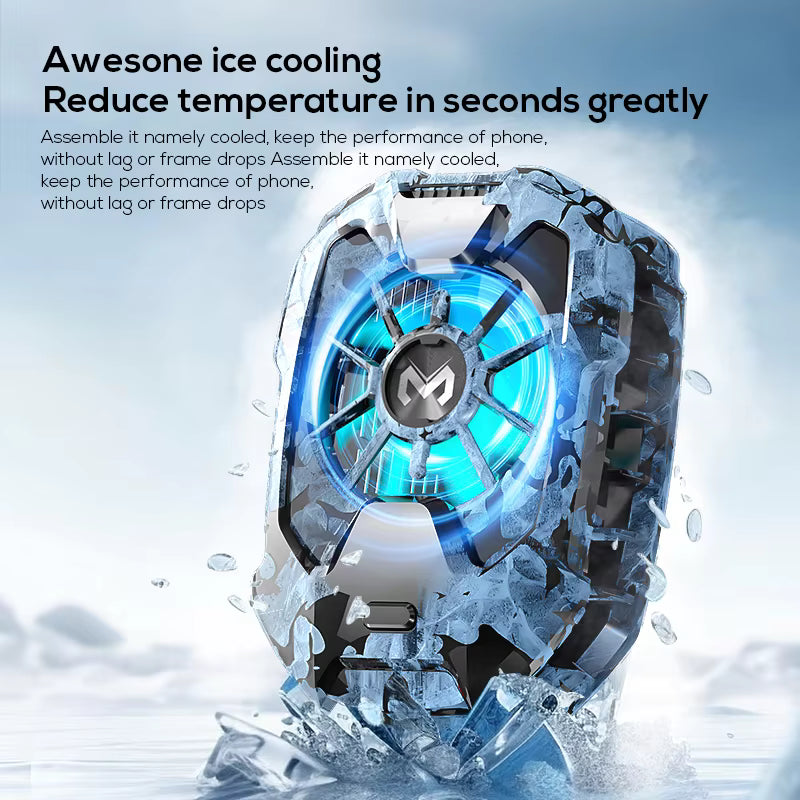 MEMO DLA8 Phone Cooler - Advanced Semiconductor Back-Clip Cooling Fan