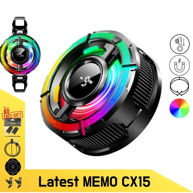 MEMO CX15 Premium Magnetic Phone Cooler - High-Efficiency Cooling