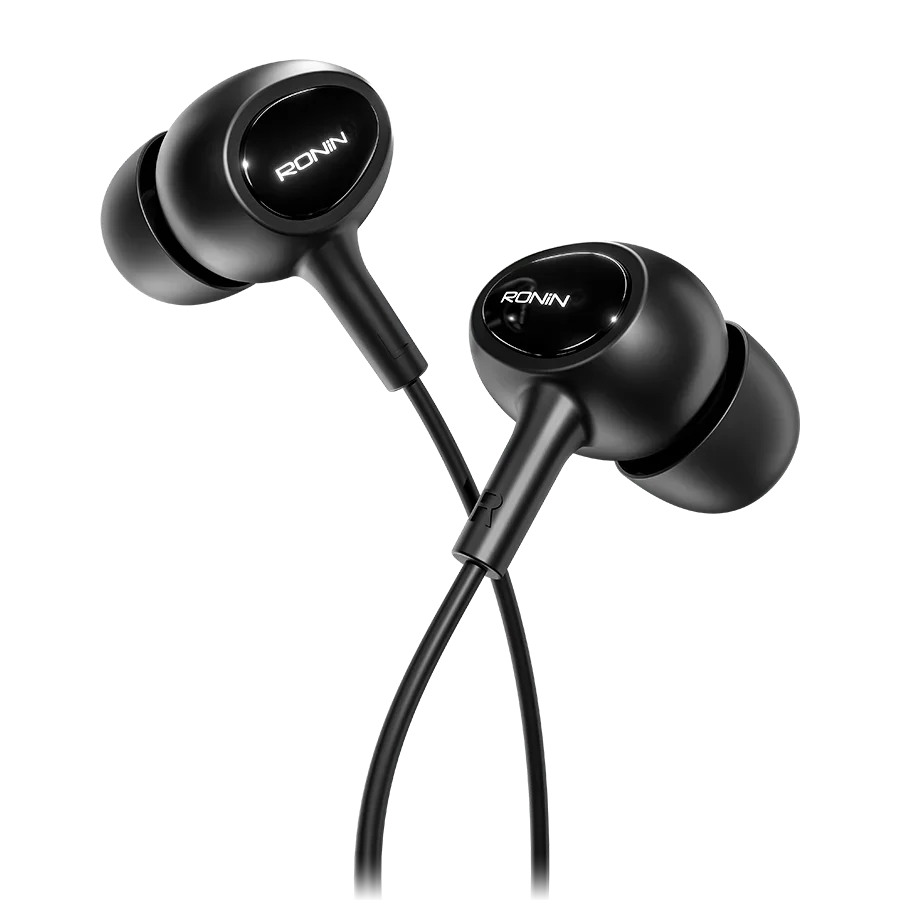 Ronin R-9 Wired Handsfree – Deep Bass, 3.5mm AUX, HD Microphone