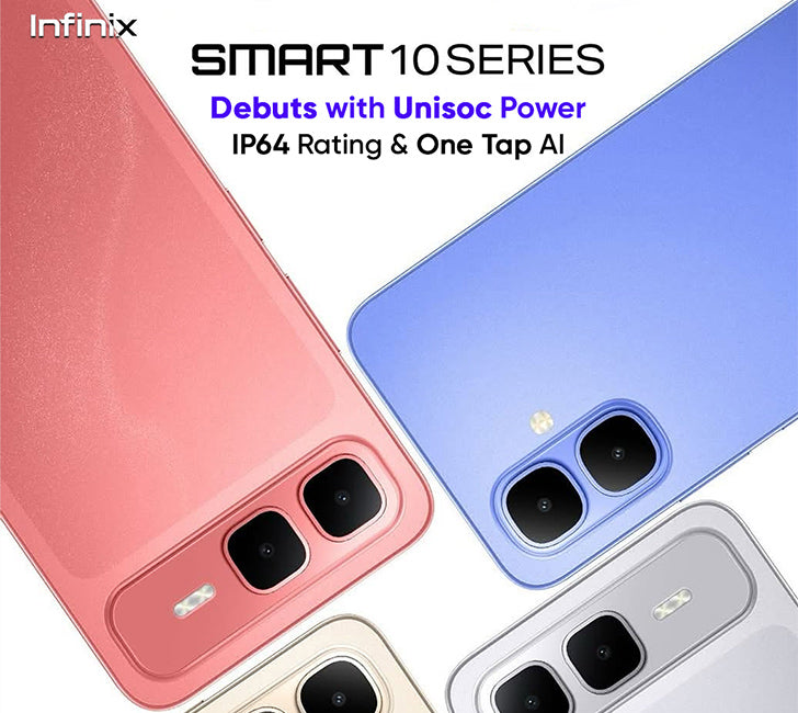 Infinix Smart 10 - 4GB RAM / 64GB Storage - Brand New Official Warranty