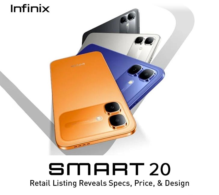 Infinix Smart 20 - 4GB RAM / 128GB Storage - Brand New Official Warranty