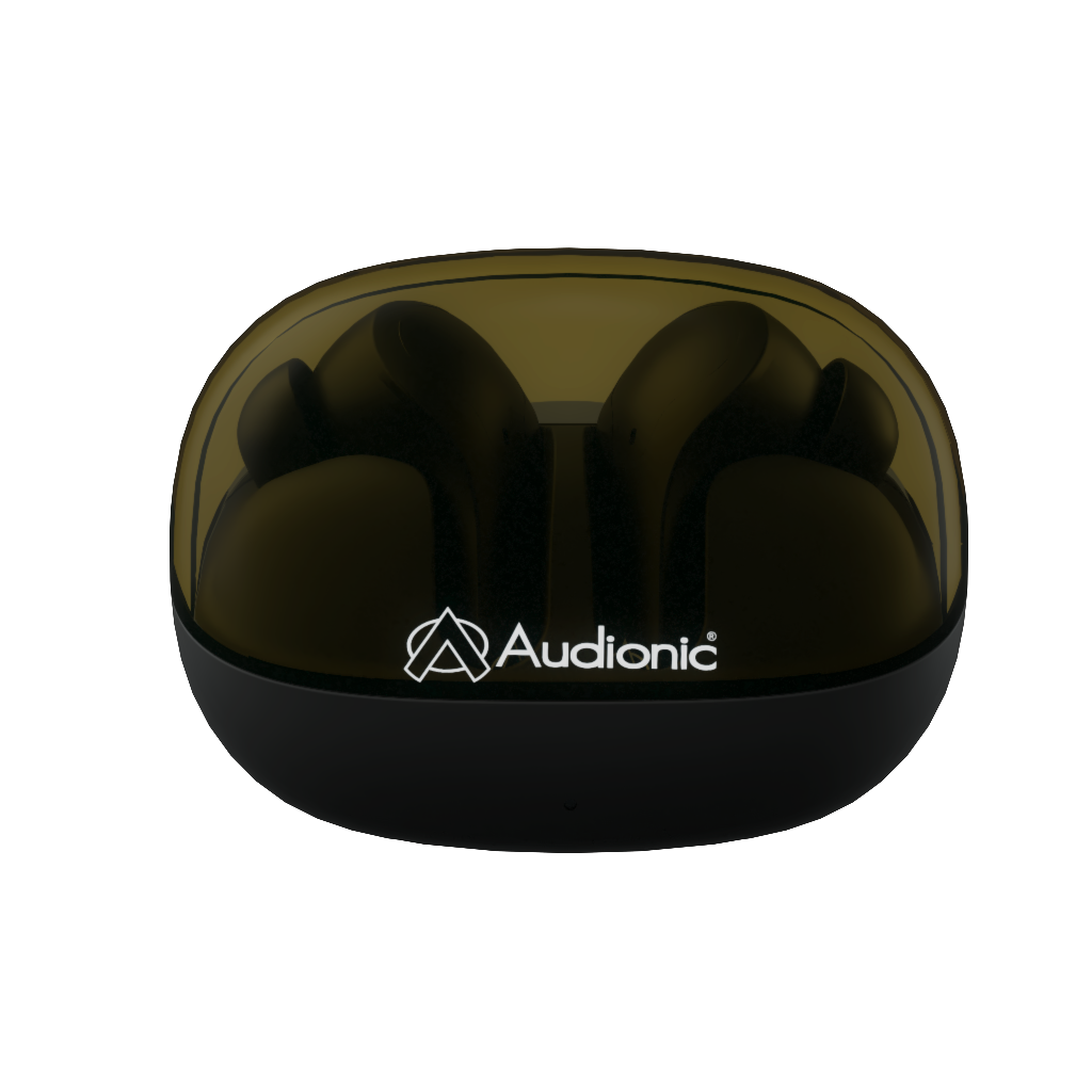 Audionic Airbud 745 ION Wireless Earbuds – Bluetooth 5.4, Dual Mic ENC, 40 Hours Playtime, Gaming Mode