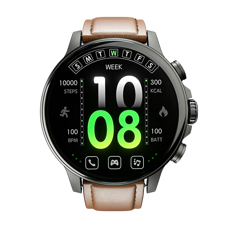 Ronin Moment R-5005 Smart Watch – Super AMOLED Retina Display, Bluetooth Calling & 100+ Sports Modes