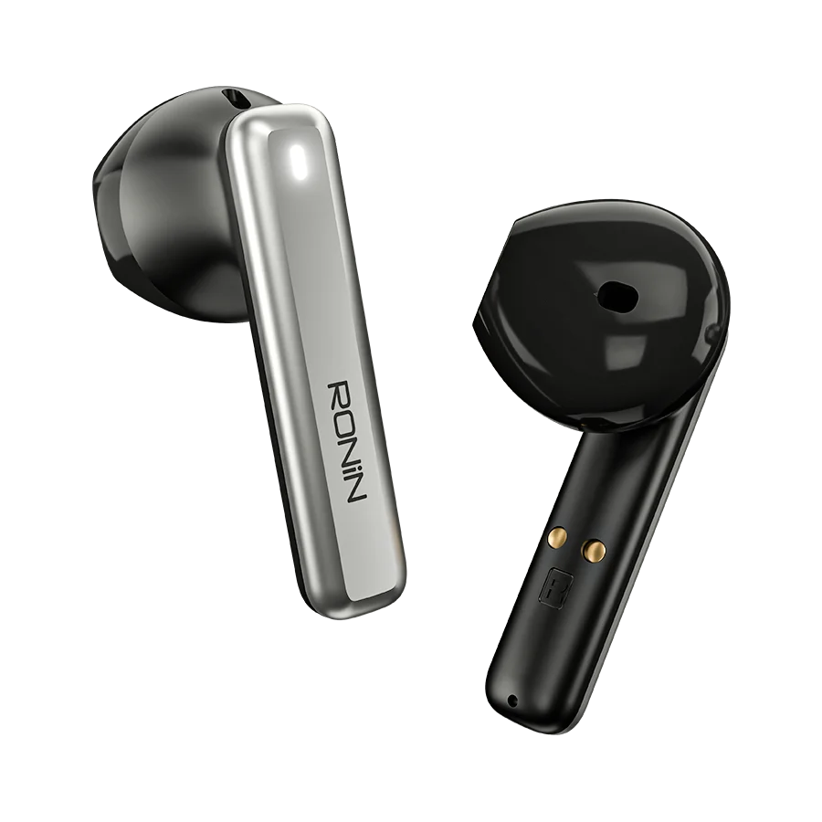 Ronin Mashion Pro R-7140 Wireless Earbuds – Bluetooth 5.3, 13mm Drivers, IPX4 Water Resistant