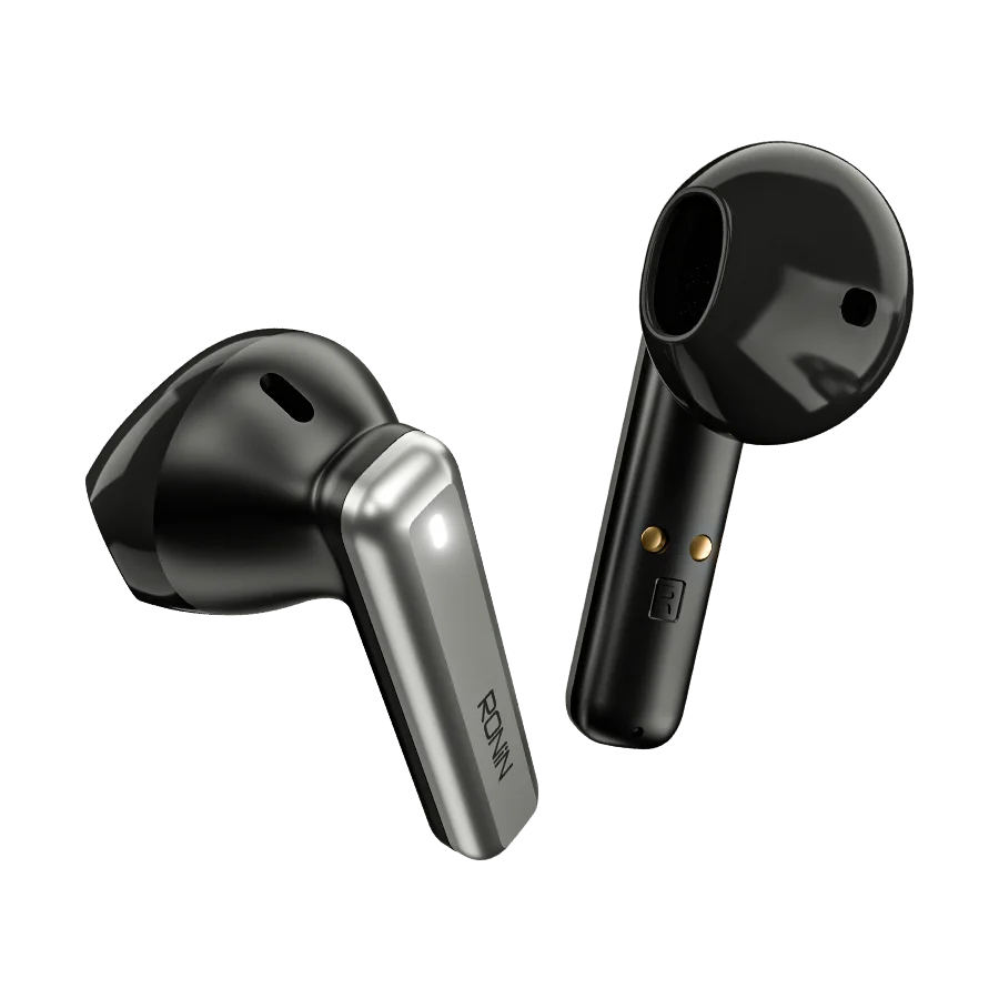 Ronin Mashion Pro R-7140 Wireless Earbuds – Bluetooth 5.3, 13mm Drivers, IPX4 Water Resistant