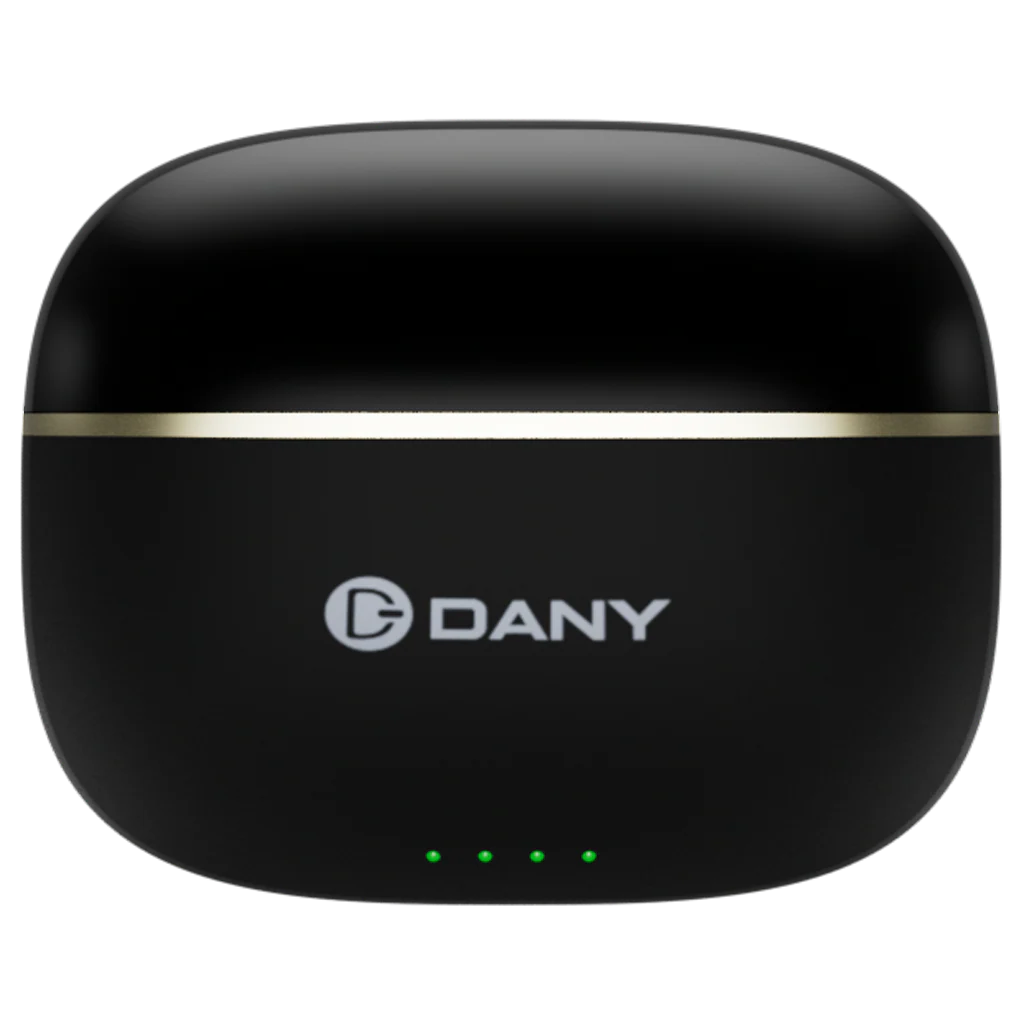 Dany Alpha Airdots 500 with ANC – Bluetooth 5.4, Quad Mic ANC, 50 Hours Playtime, Gaming Mode