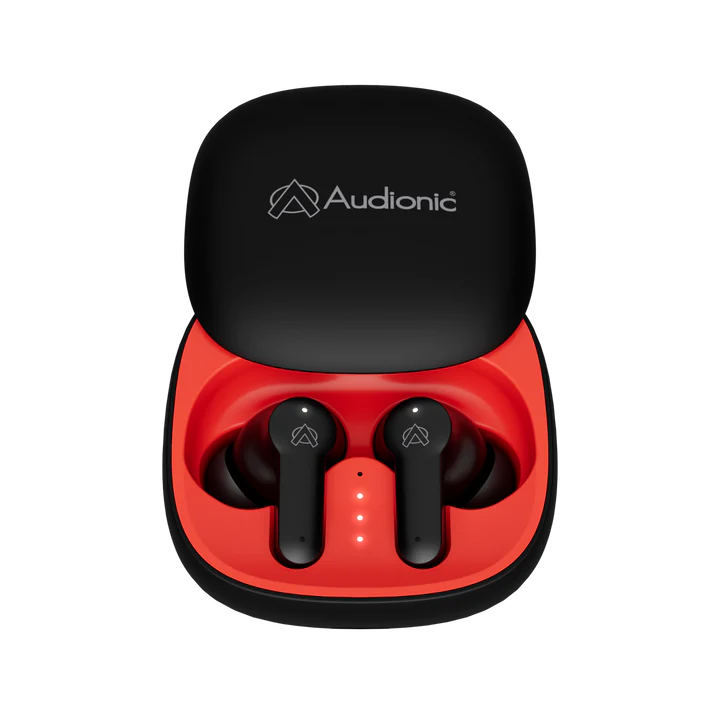 Audionic Airbud 550 Slide TWS Wireless Earbuds – Quad Mic ENC, Gaming Mode, Bluetooth 5.3