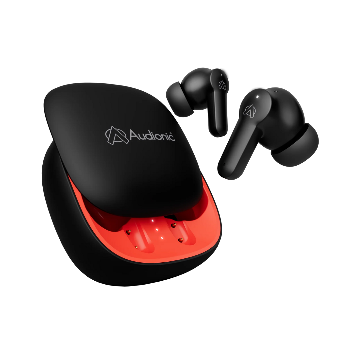 Audionic Airbud 550 Slide TWS Wireless Earbuds – Quad Mic ENC, Gaming Mode, Bluetooth 5.3