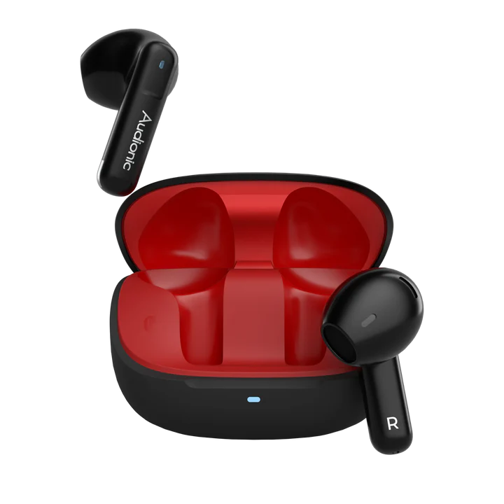 Audionic Airbud 730 ENC Wireless Earbuds – Bluetooth 5.4, Quad Mic ENC, 45H Playtime, Gaming Mode