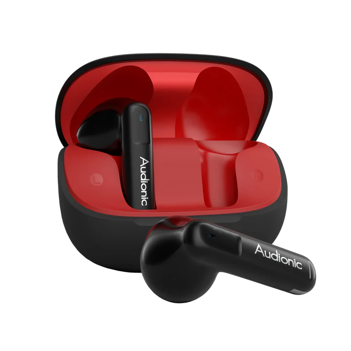 Audionic Airbud 730 ENC Wireless Earbuds – Bluetooth 5.4, Quad Mic ENC, 45H Playtime, Gaming Mode
