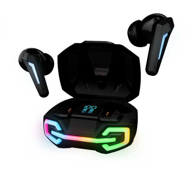 Audionic Battlebuds NEO ANC Gaming Earbuds – Bluetooth 5.4, Quad Mic ANC, 40ms Low Latency, 50 Hours Playtime