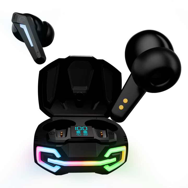 Audionic Battlebuds NEO ANC Gaming Earbuds – Bluetooth 5.4, Quad Mic ANC, 40ms Low Latency, 50 Hours Playtime