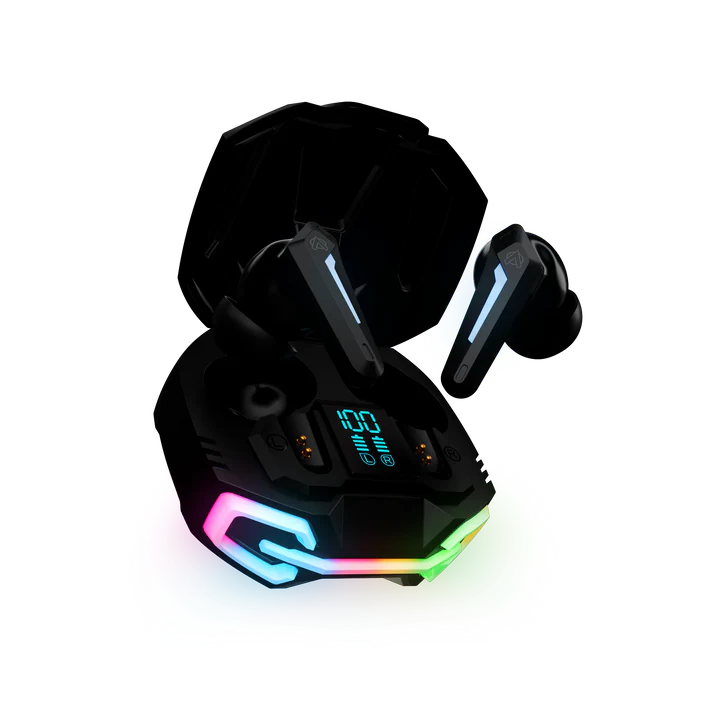 Audionic Battlebuds NEO ANC Gaming Earbuds – Bluetooth 5.4, Quad Mic ANC, 40ms Low Latency, 50 Hours Playtime