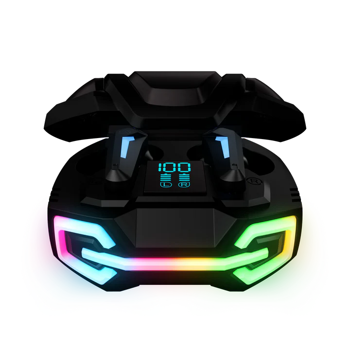 Audionic Battlebuds NEO ANC Gaming Earbuds – Bluetooth 5.4, Quad Mic ANC, 40ms Low Latency, 50 Hours Playtime
