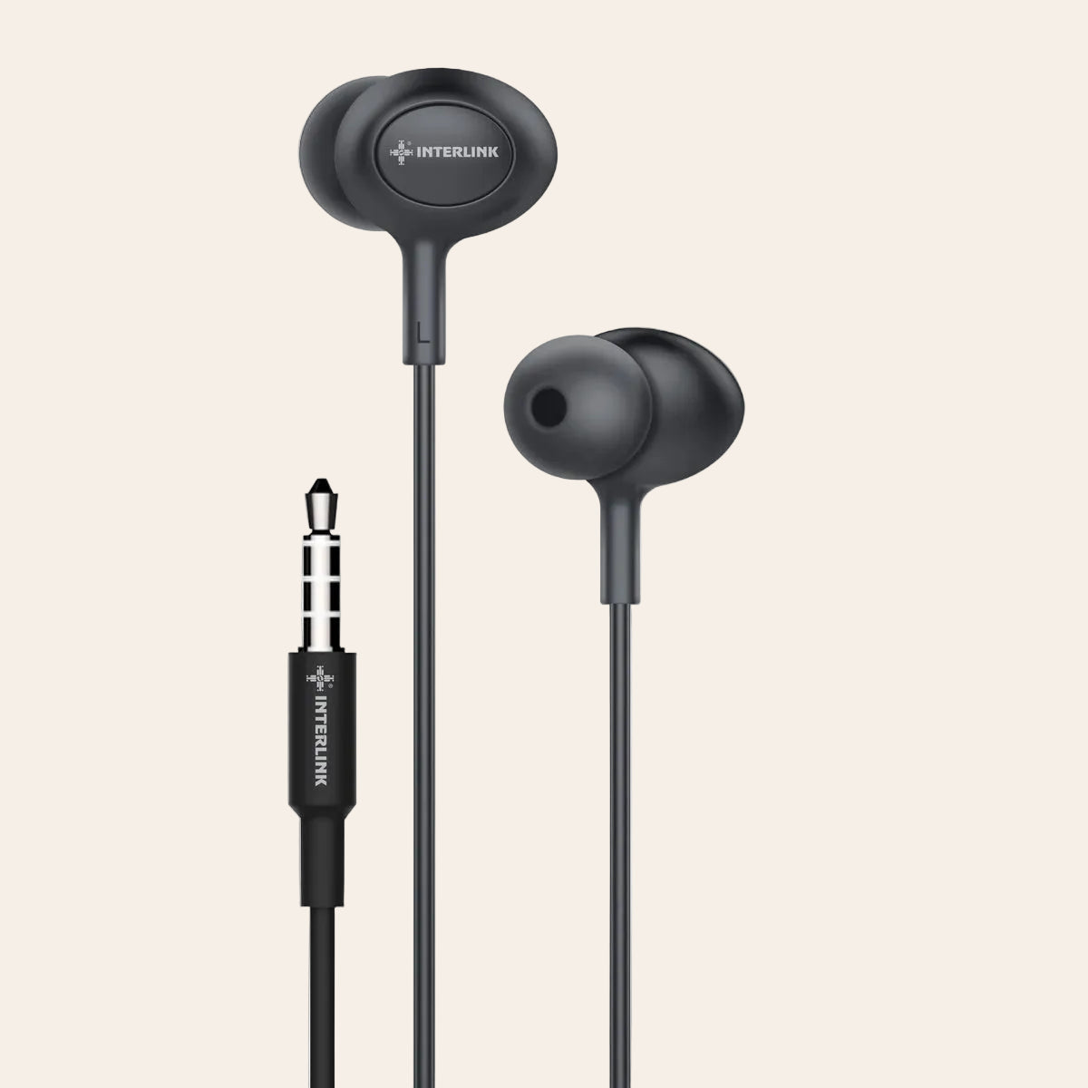 Interlink EXACT Handsfree – Hi-Fi Stereo Sound, HD Microphone, Metal In-Ear Design (3.5mm)