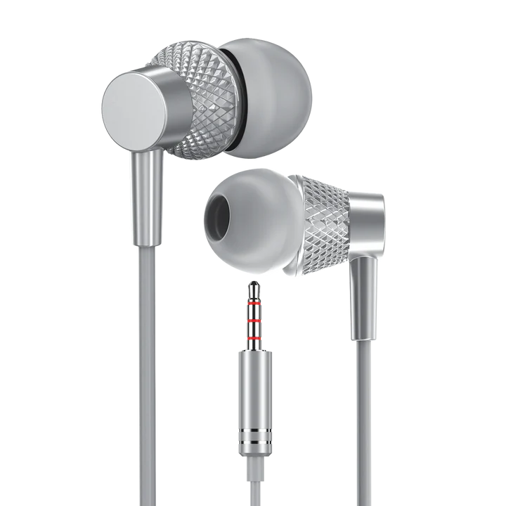 Audionic Iron 2 Wired Handsfree – Heavy Bass, HD Microphone, 3.5mm Stereo Earphones