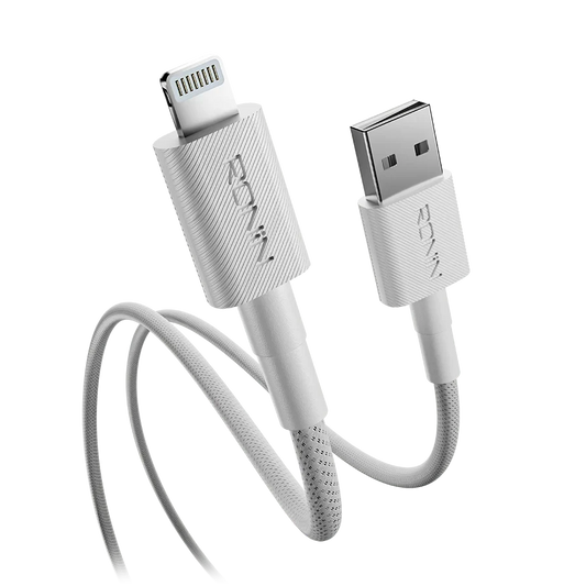 Ronin ACE R-2035 iPhone Cable – 12W USB-A to Lightning Braided Fast Charging Cable (1.2M)