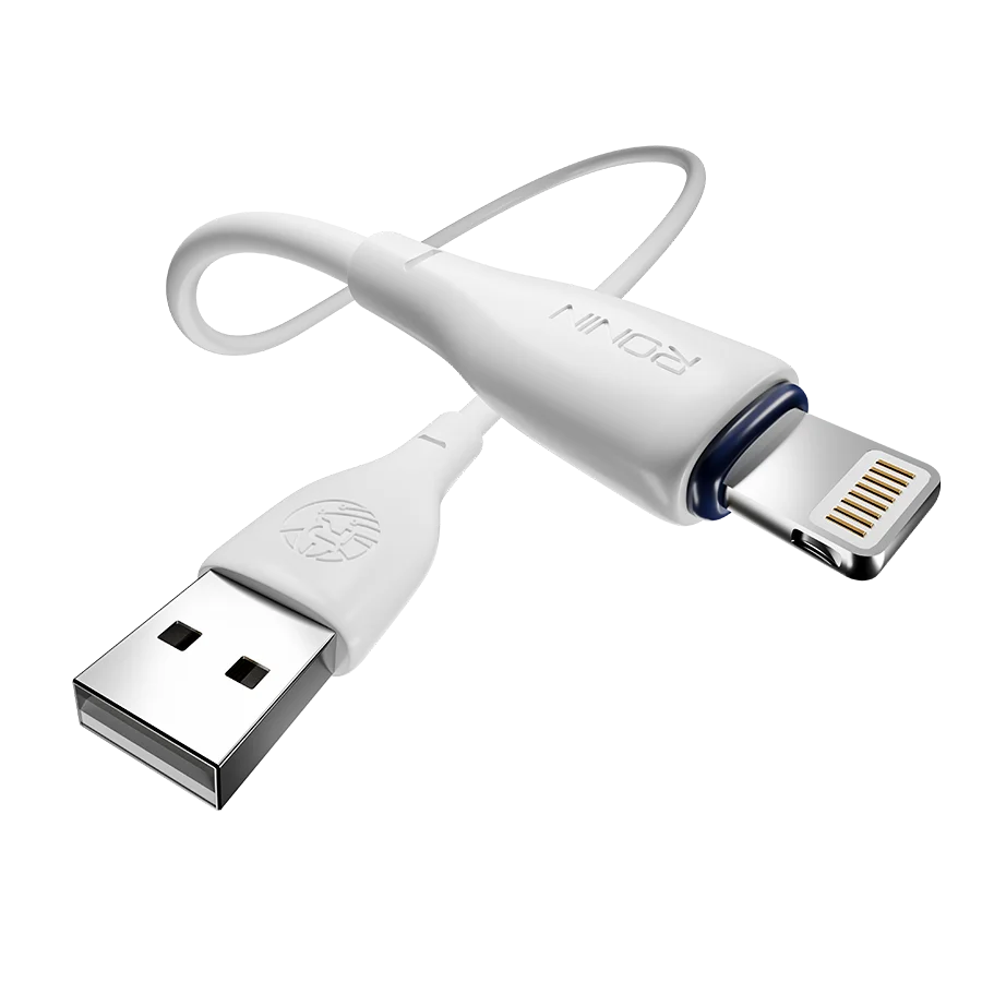 Ronin R-340 iPhone Cable – USB-A to Lightning 2.4A Fast Charging Cable (1M)