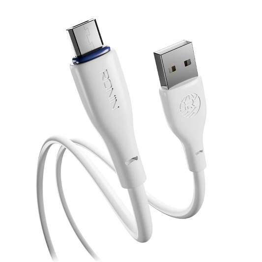 Ronin R-340 Micro USB Cable – 2.4A Fast Charging & High-Speed Data Sync Cable (1M)