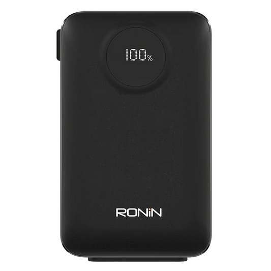 Ronin VELOCITY R-4080 10000mAh Power Bank – 22.5W Fast Charging with Built-in Type-C & Lightning Cables