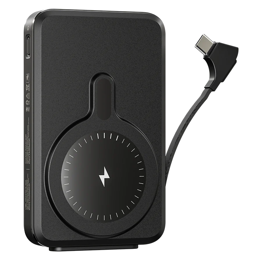 Ronin VELOCITY R-4080 10000mAh Power Bank – 22.5W Fast Charging with Built-in Type-C & Lightning Cables