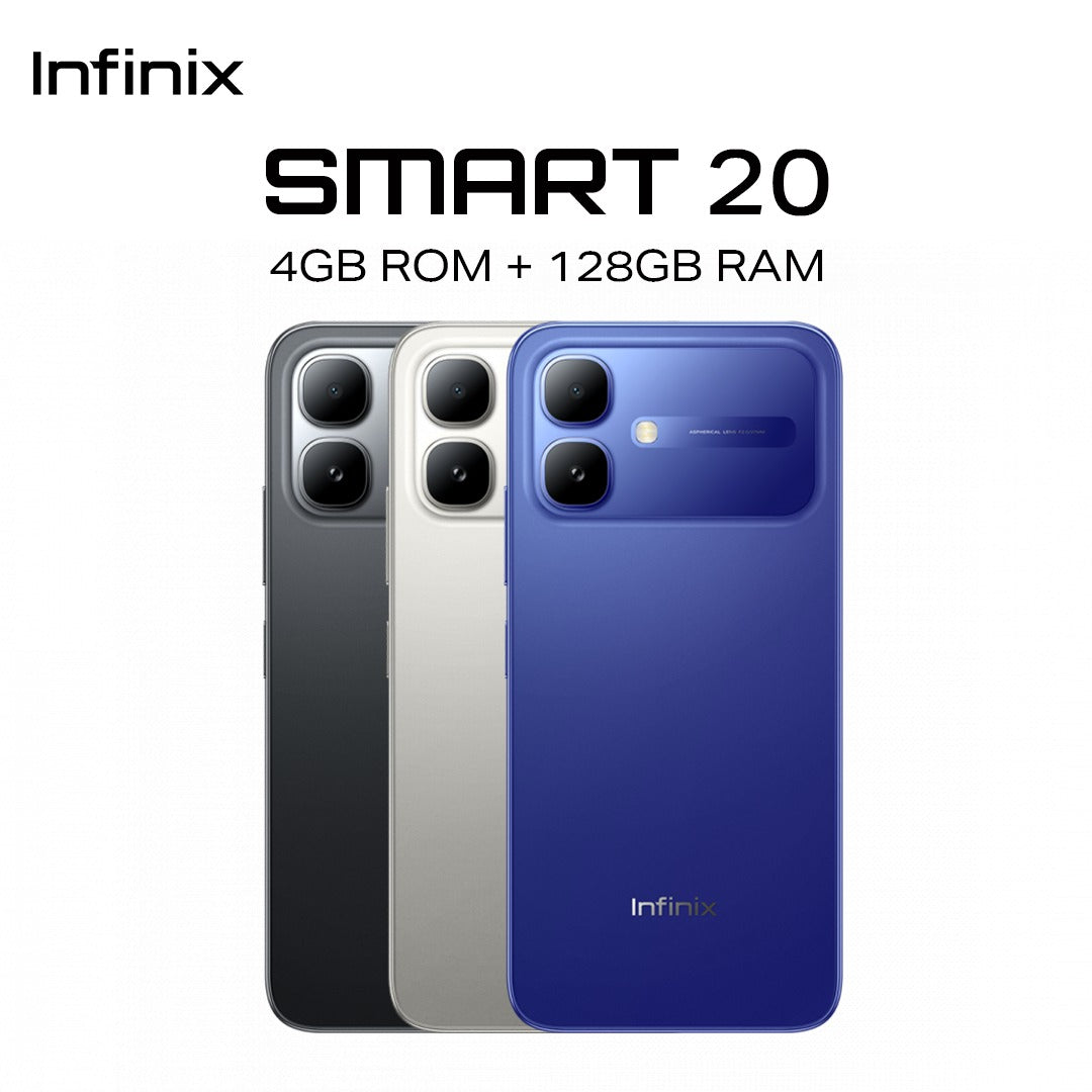 Infinix Smart 20 - 4GB RAM / 128GB Storage - Brand New Official Warranty