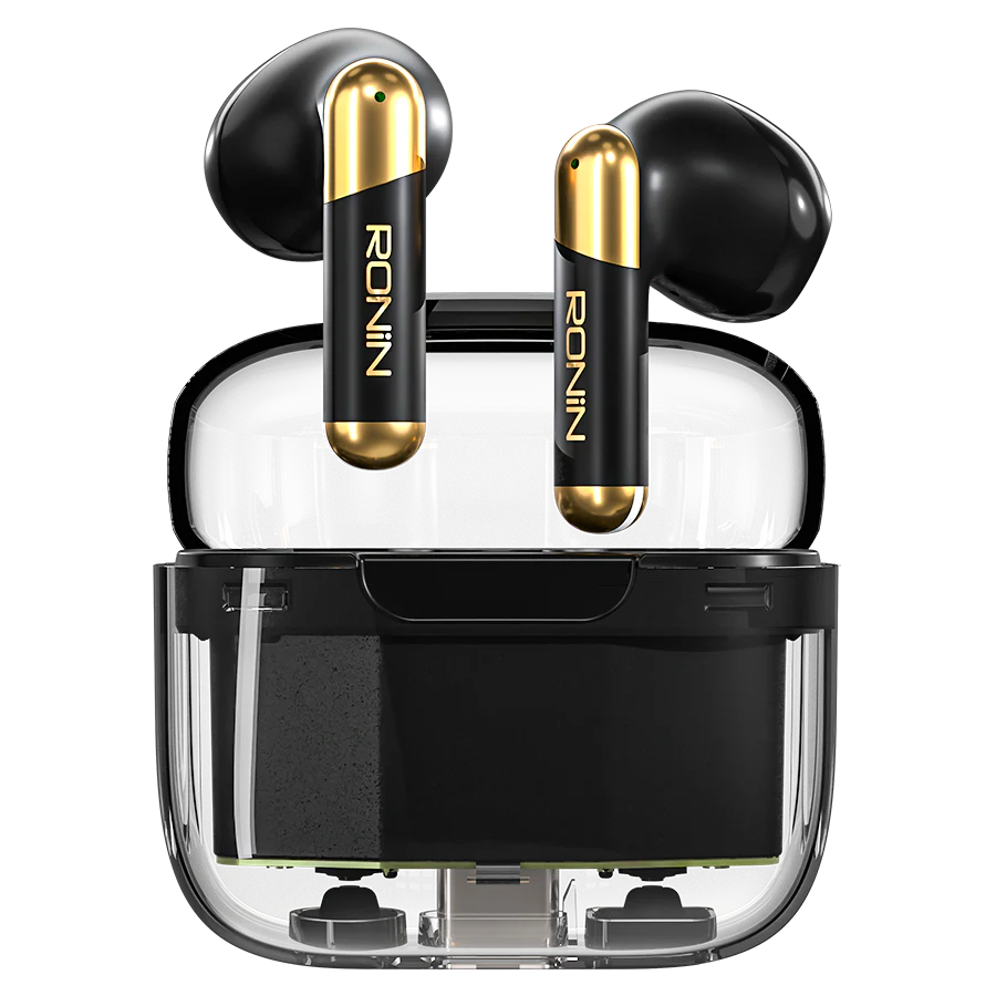 Ronin Snap R-7070 TWS Wireless Earbuds – Bluetooth 5.3, 13mm Drivers, IPX4 Splash Resistant