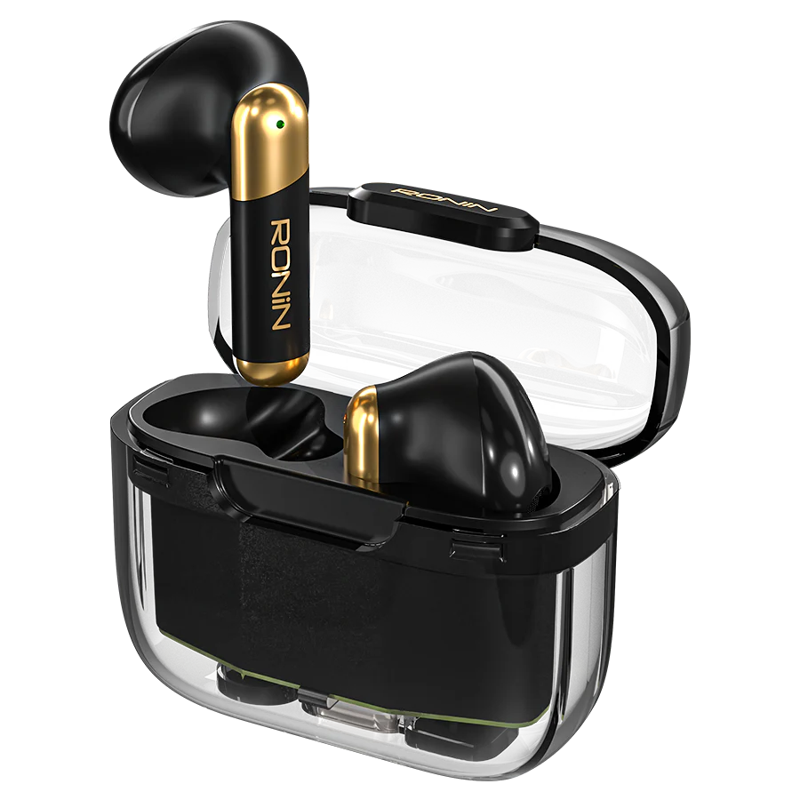 Ronin Snap R-7070 TWS Wireless Earbuds – Bluetooth 5.3, 13mm Drivers, IPX4 Splash Resistant